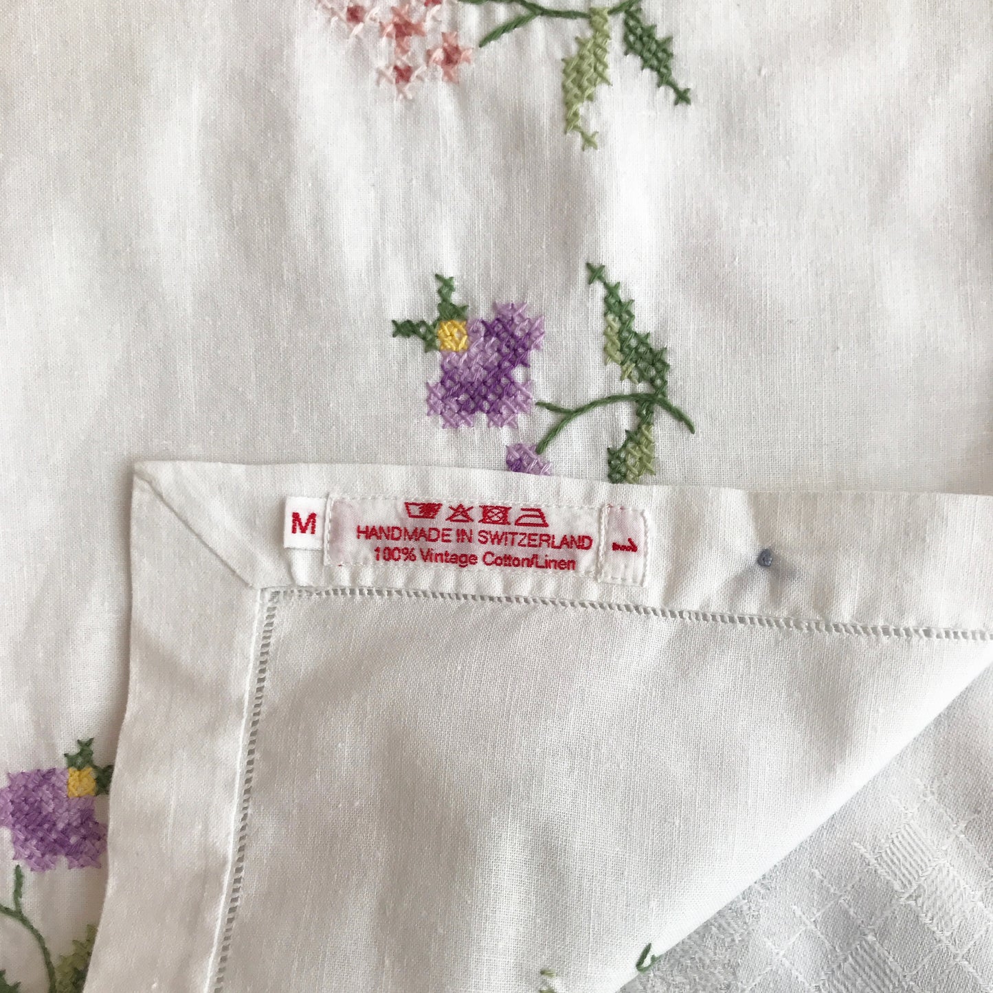 Men's Cross Stitch Embroidered Shirt