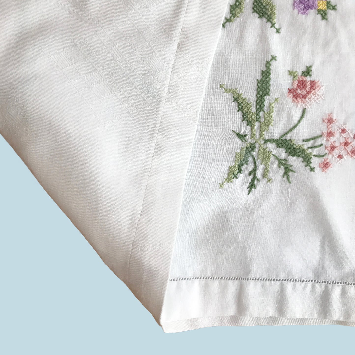 Men's Cross Stitch Embroidered Shirt