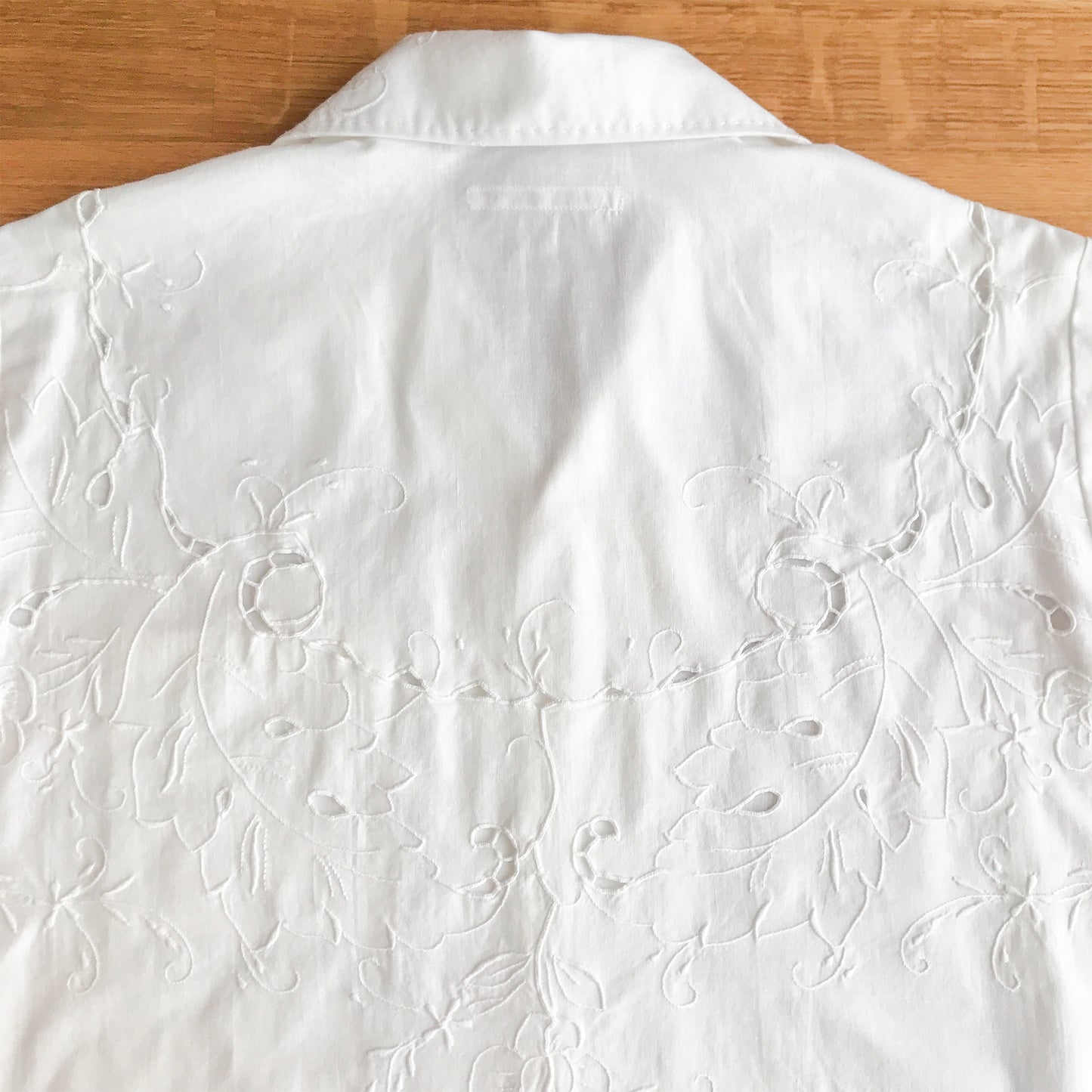 Men's Whitework Embroidered Shirt