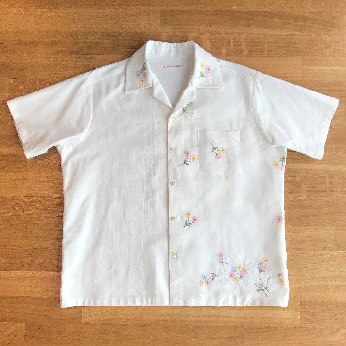 Shadow Embroidery Men's Shirt