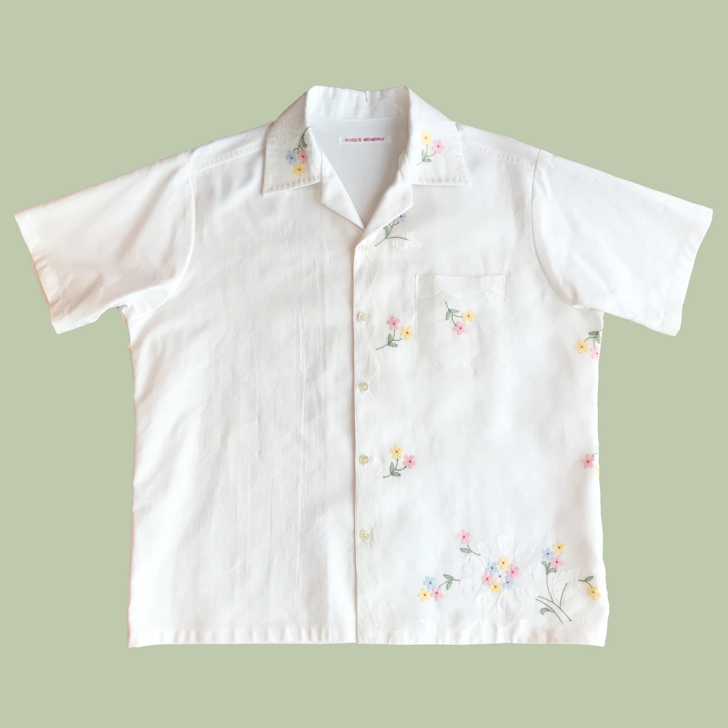 Shadow Embroidery Men's Shirt