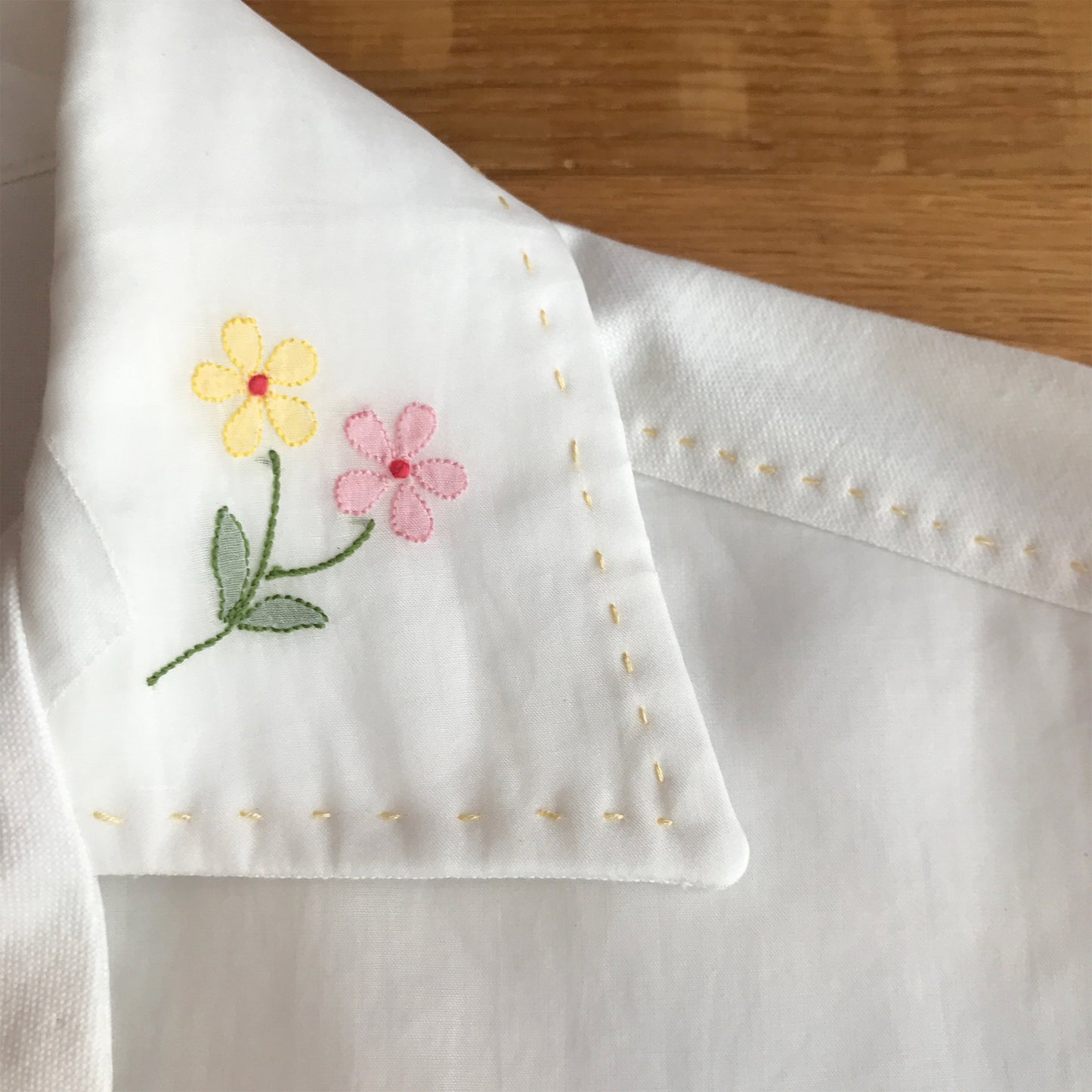 Shadow Embroidery Men's Shirt