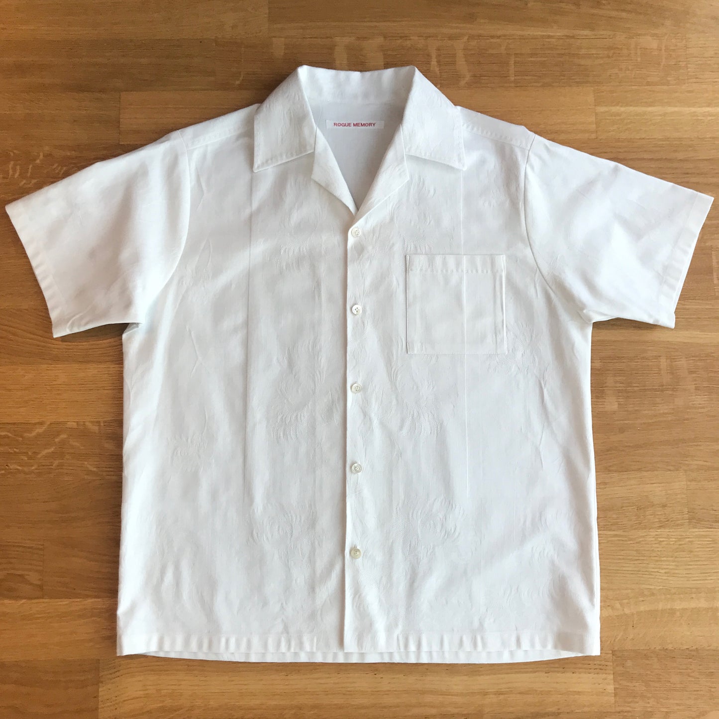 Antique White Damask Men's Shirt