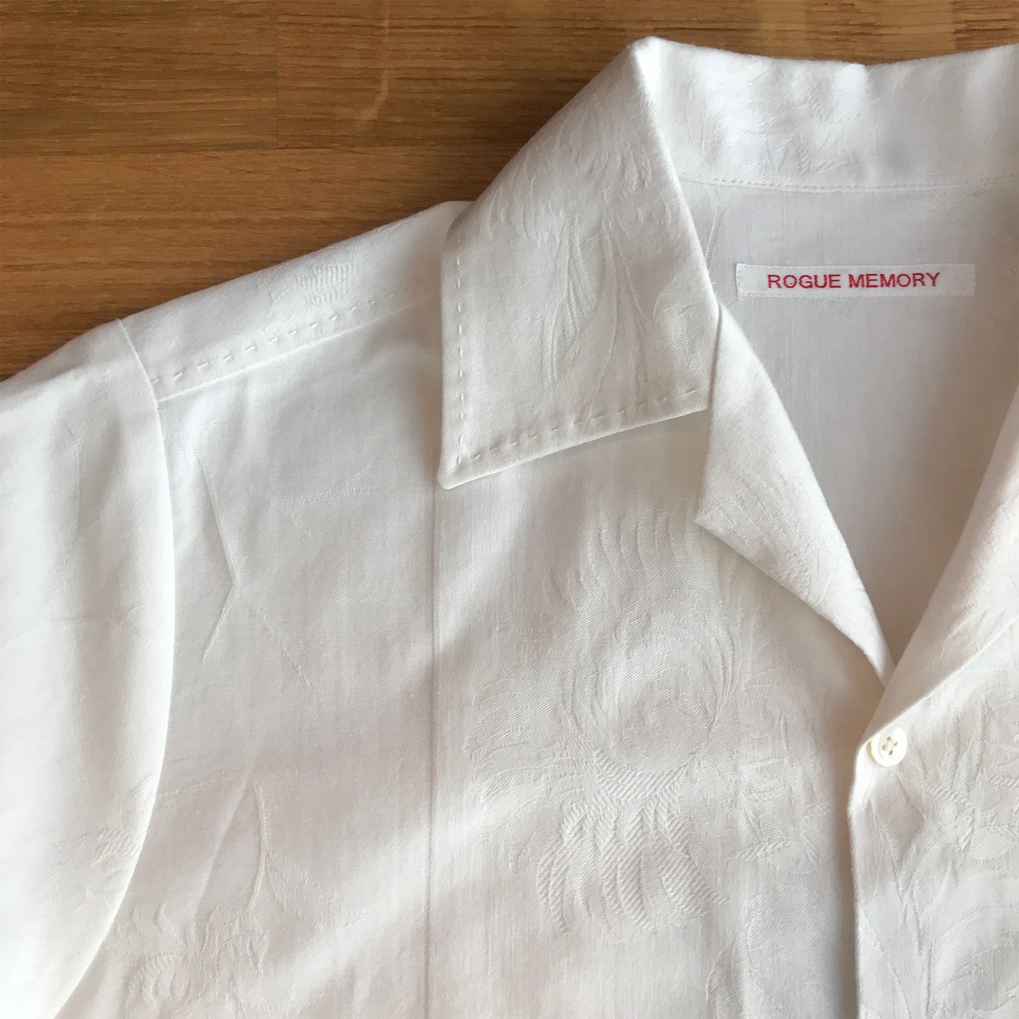 Antique White Damask Men's Shirt