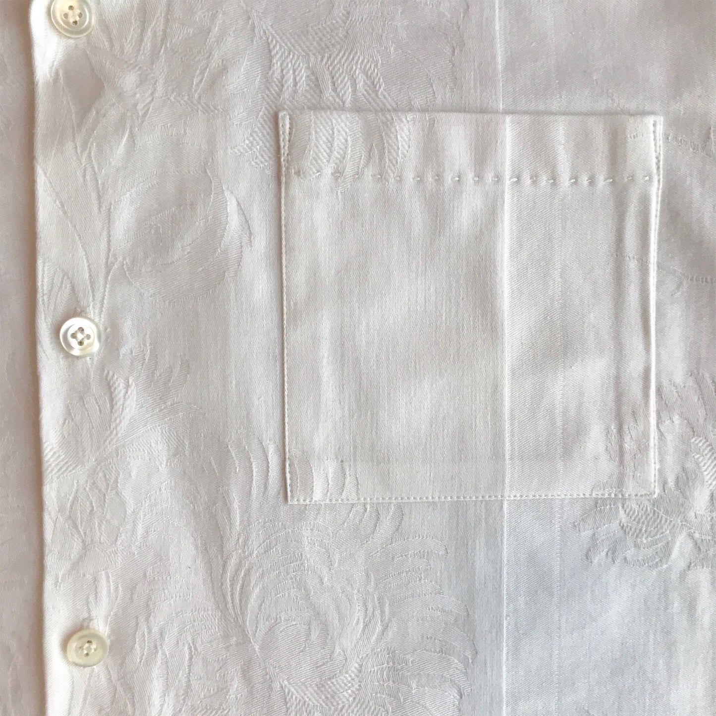 Antique White Damask Men's Shirt