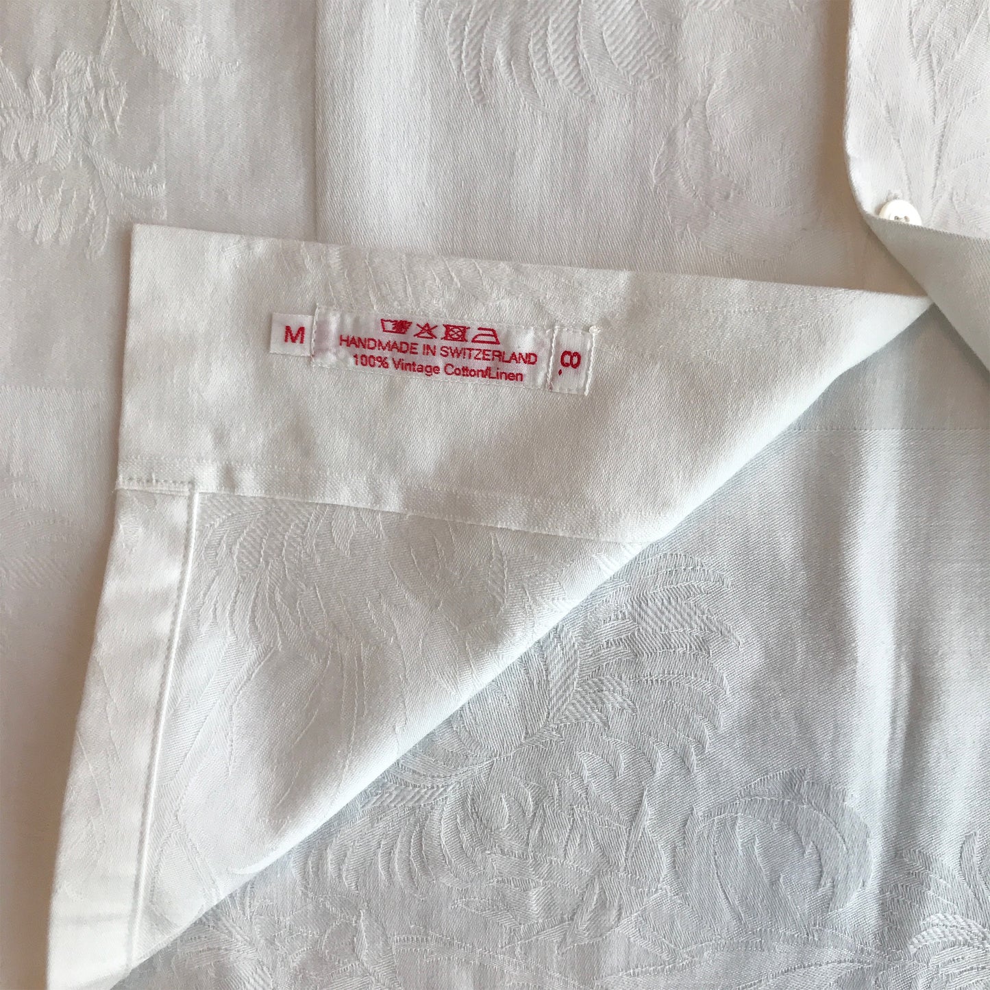 Antique White Damask Men's Shirt