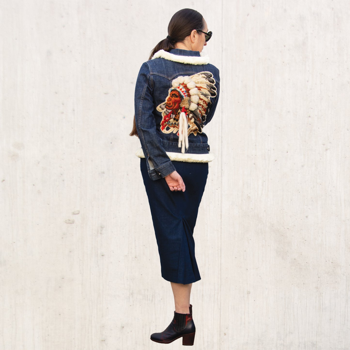 Vintage Indian Head Jean Jacket