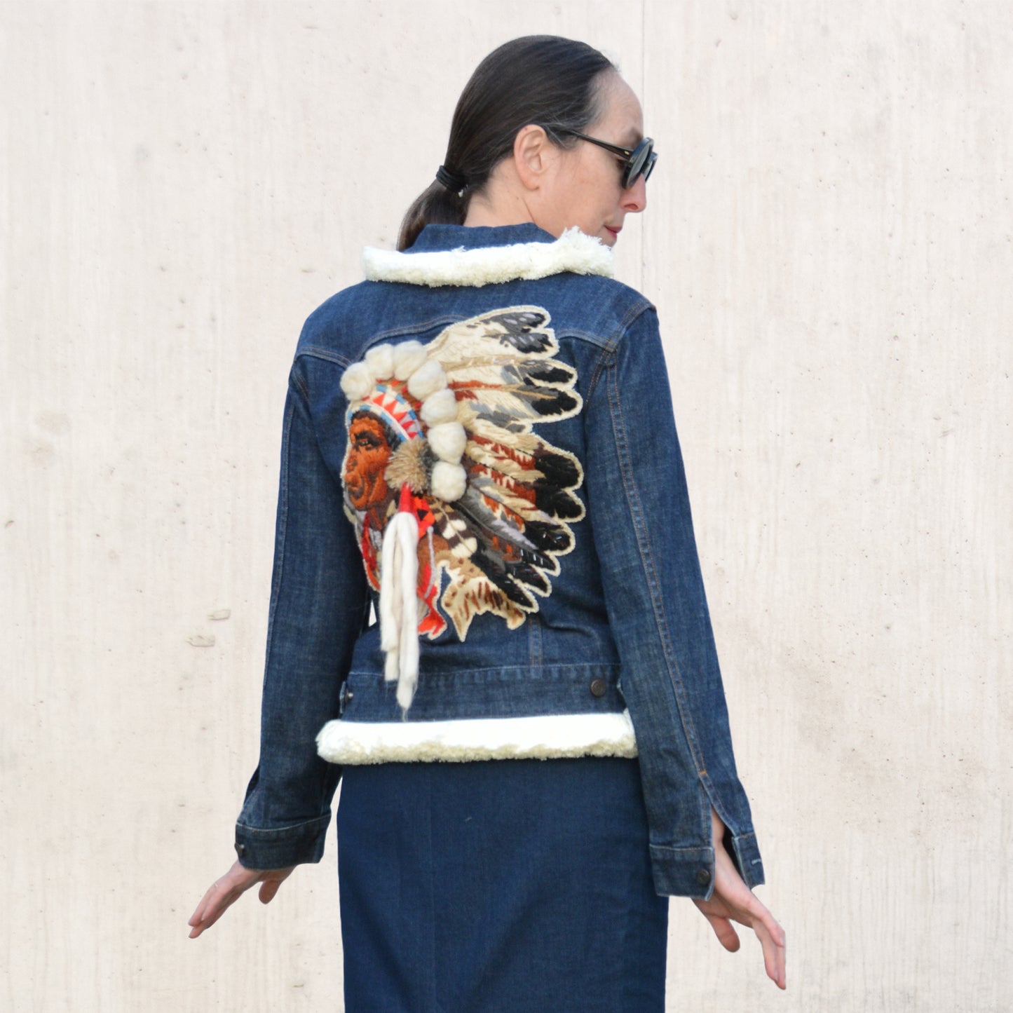 Vintage Indian Head Jean Jacket
