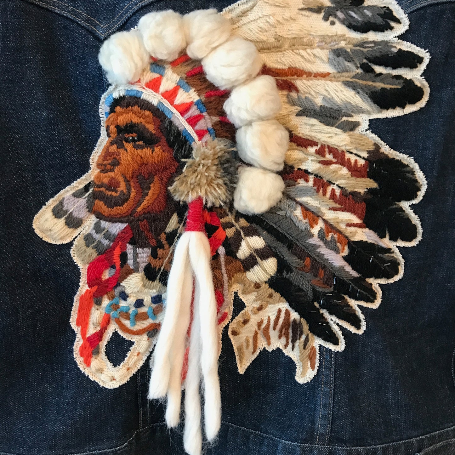 Vintage Indian Head Jean Jacket