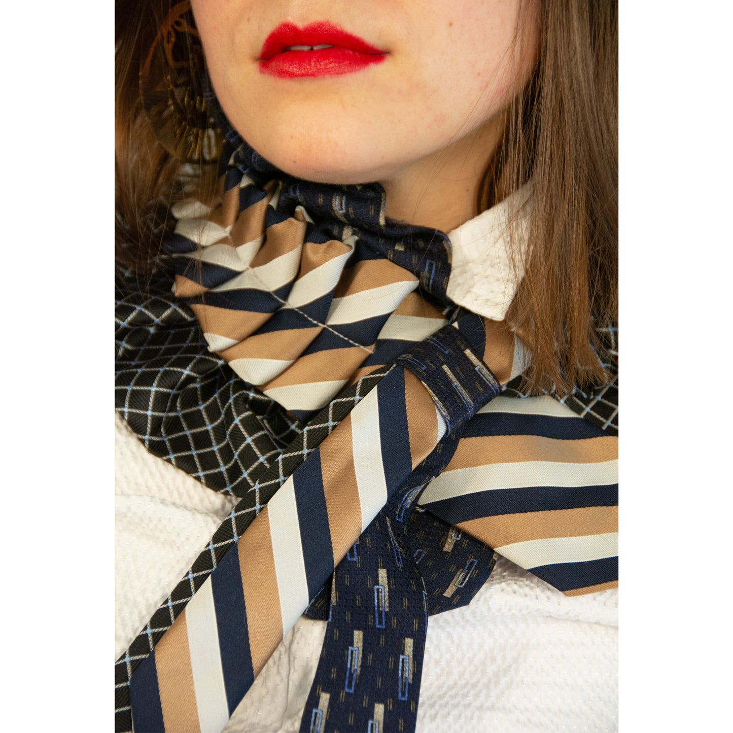 Silk Necktie Scarf
