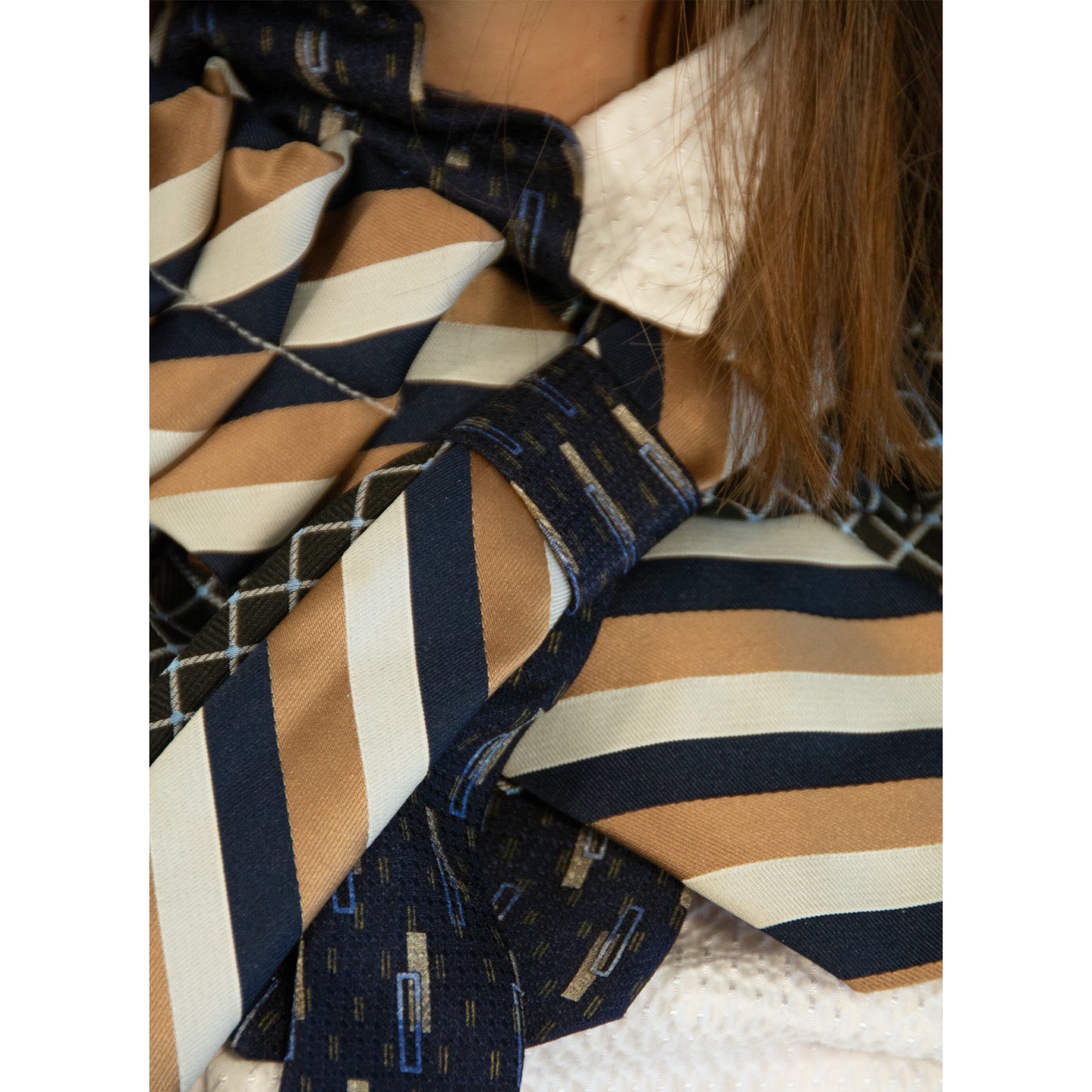 Silk Necktie Scarf