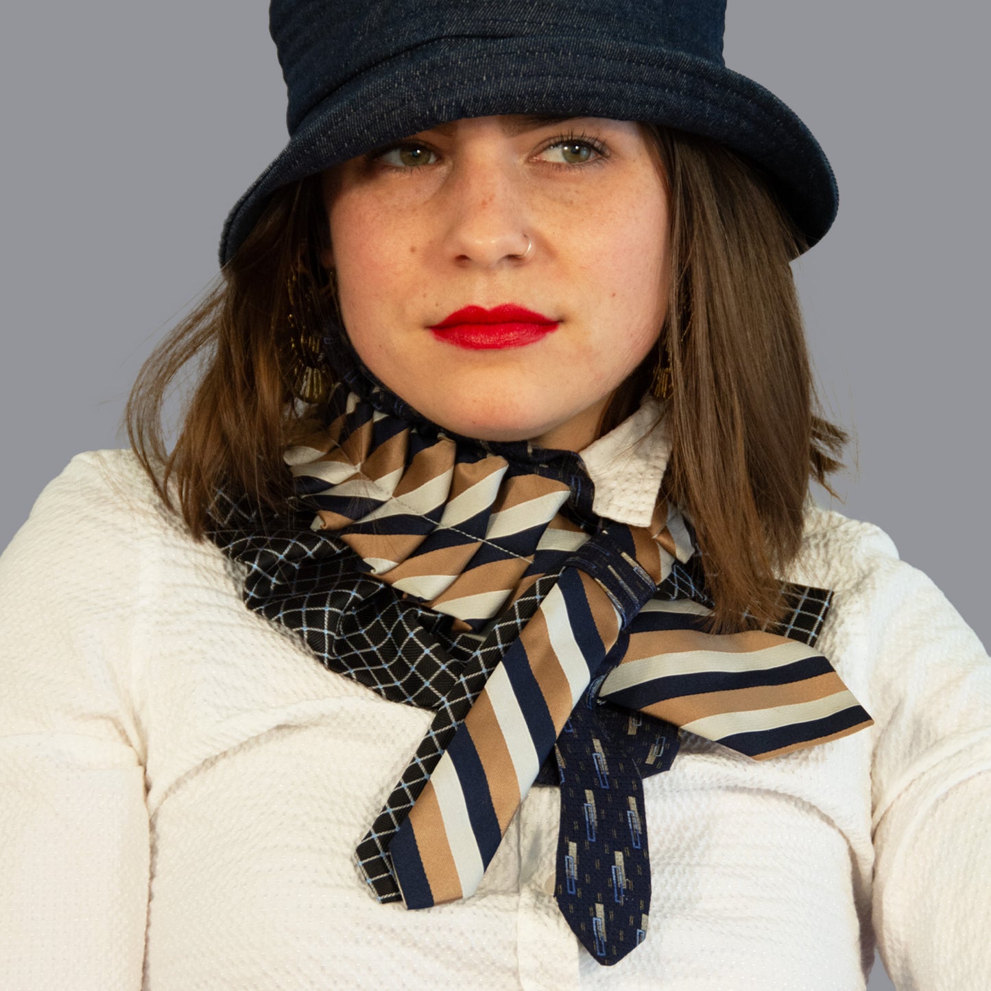 Silk Necktie Scarf