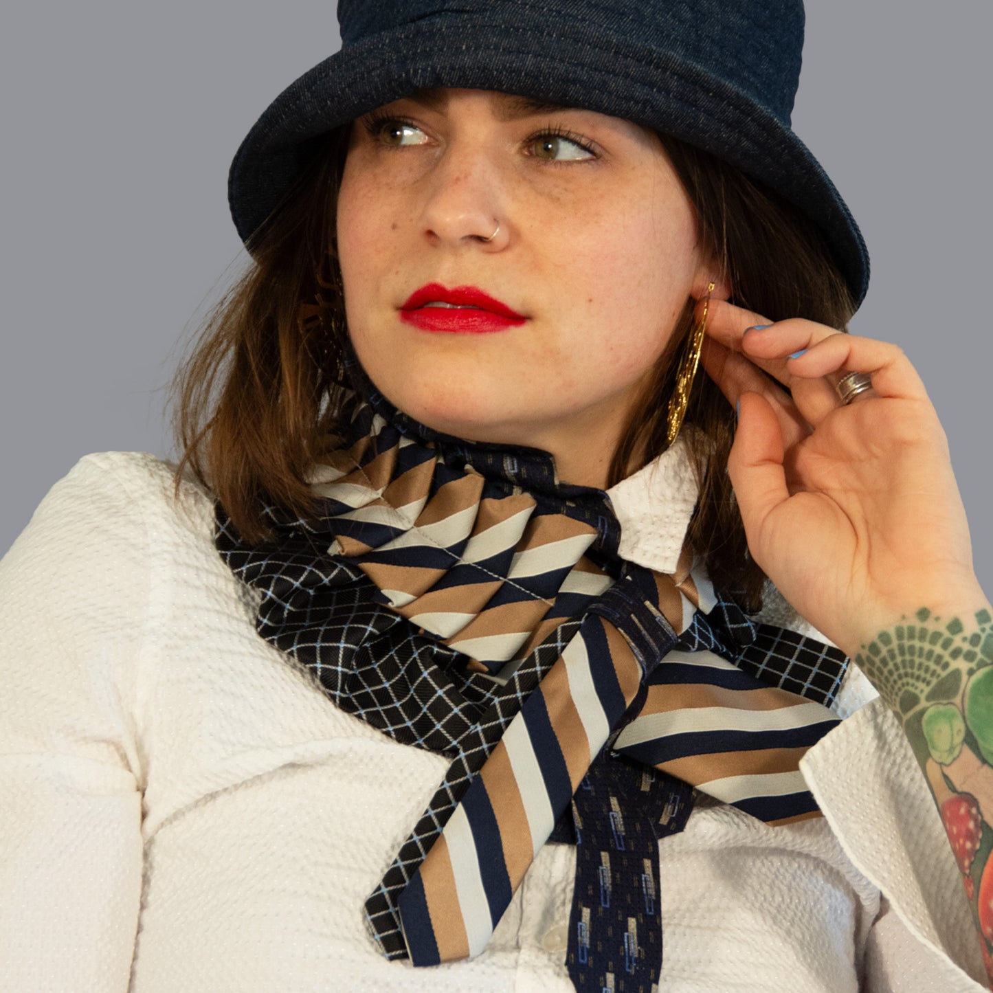 Silk Necktie Scarf