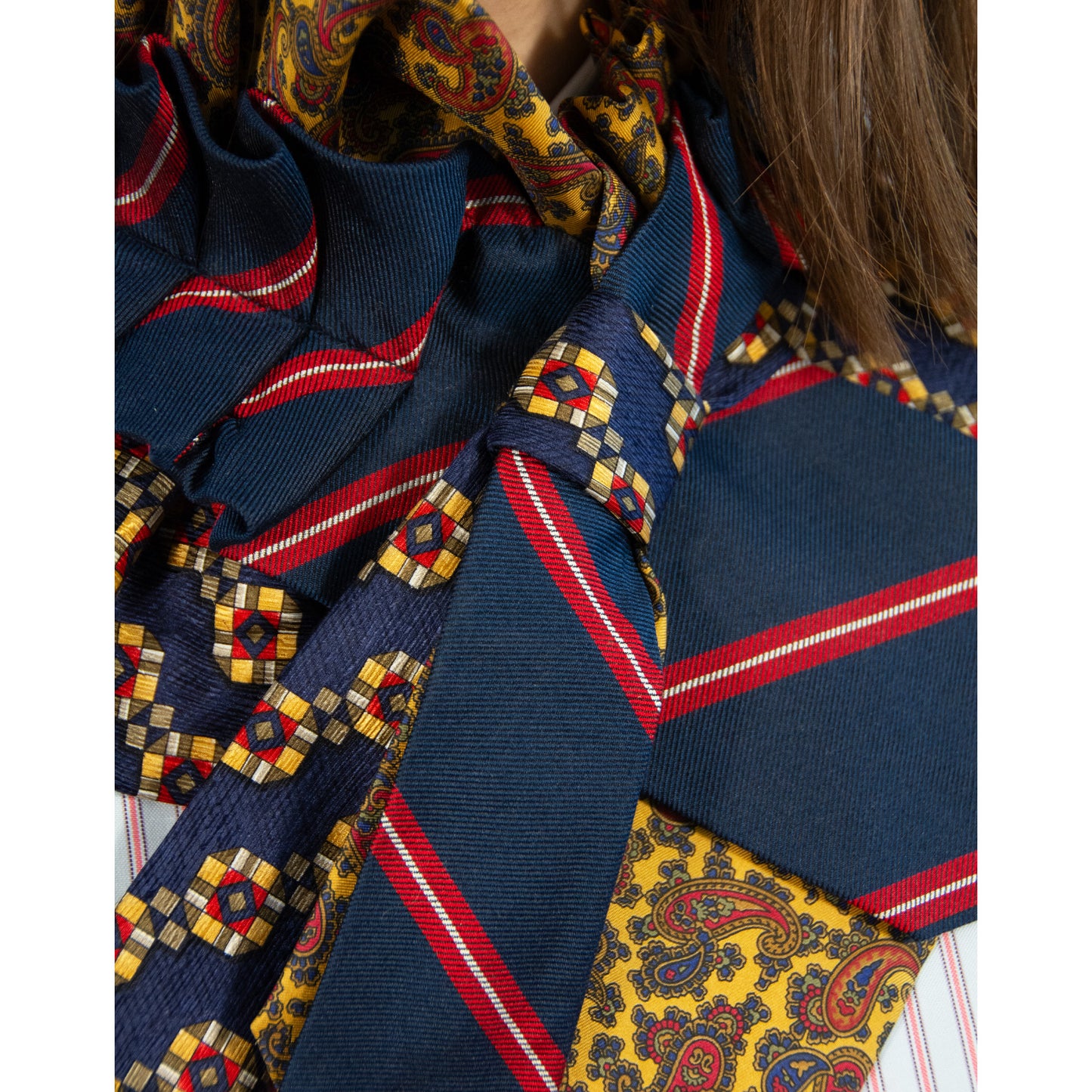 Silk Necktie Scarf