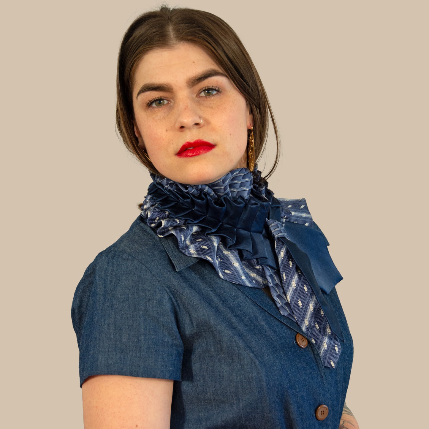 Silk Necktie Scarf