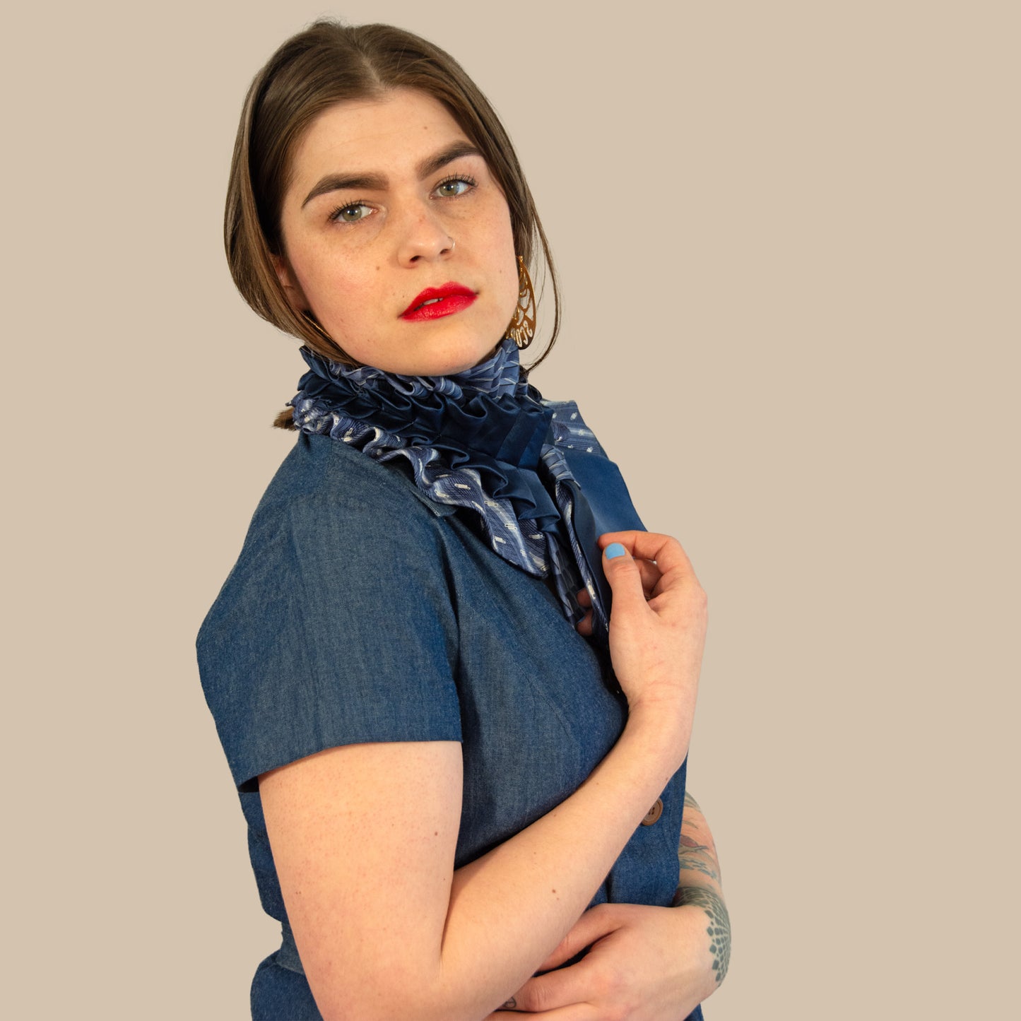 Silk Necktie Scarf