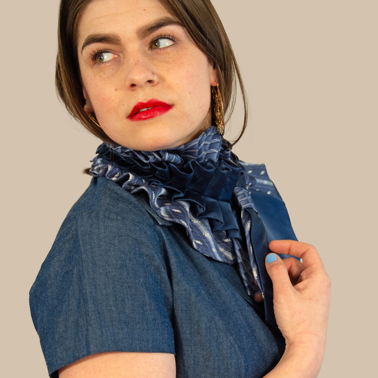 Silk Necktie Scarf