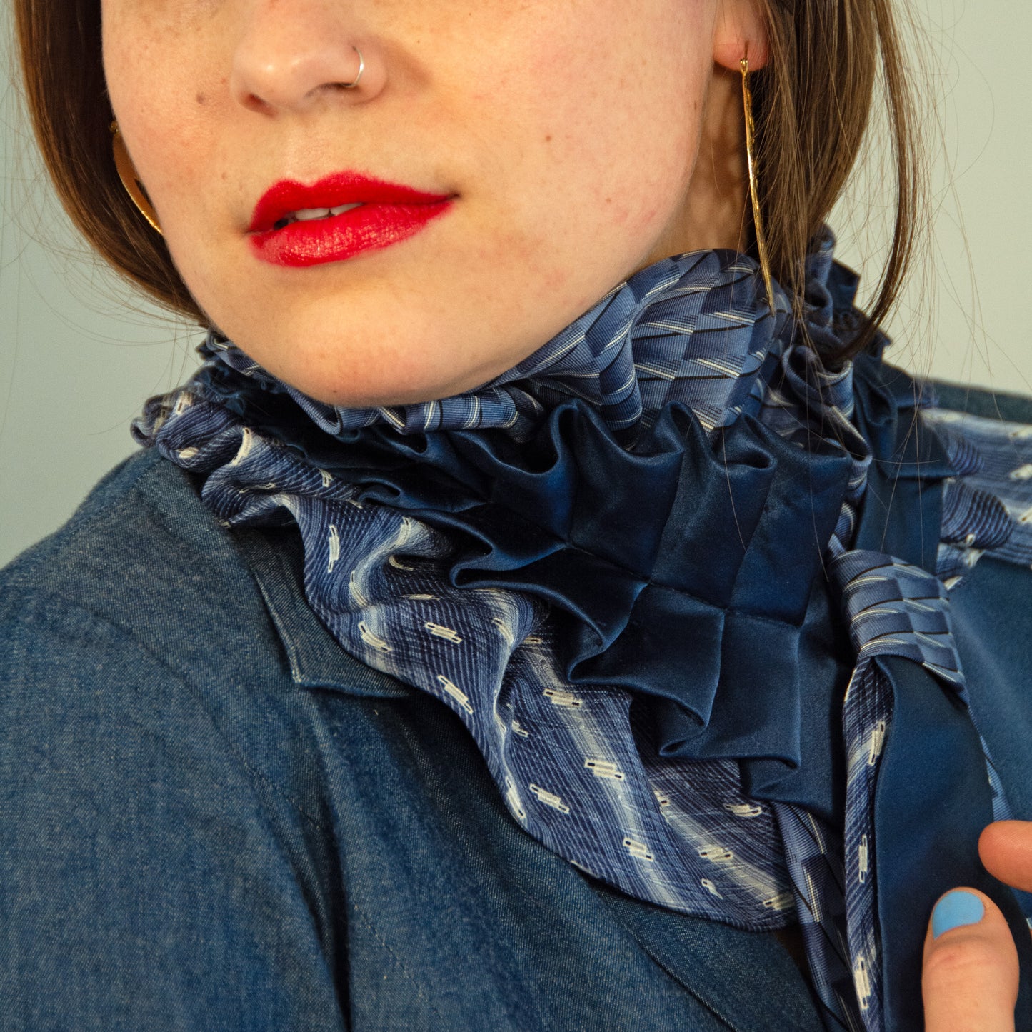 Silk Necktie Scarf
