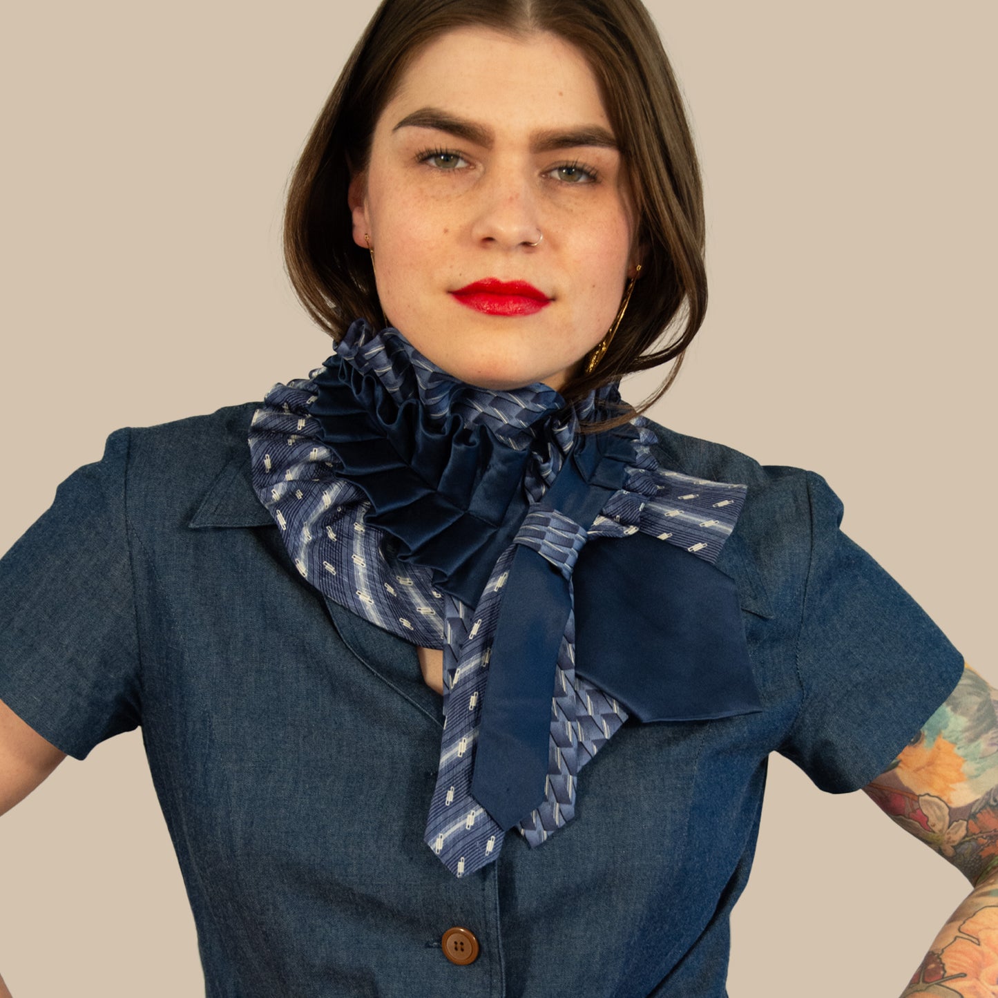 Silk Necktie Scarf