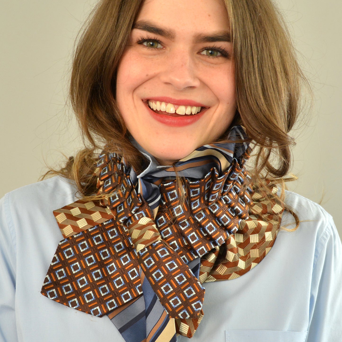 Vintage Silk Necktie Scarf