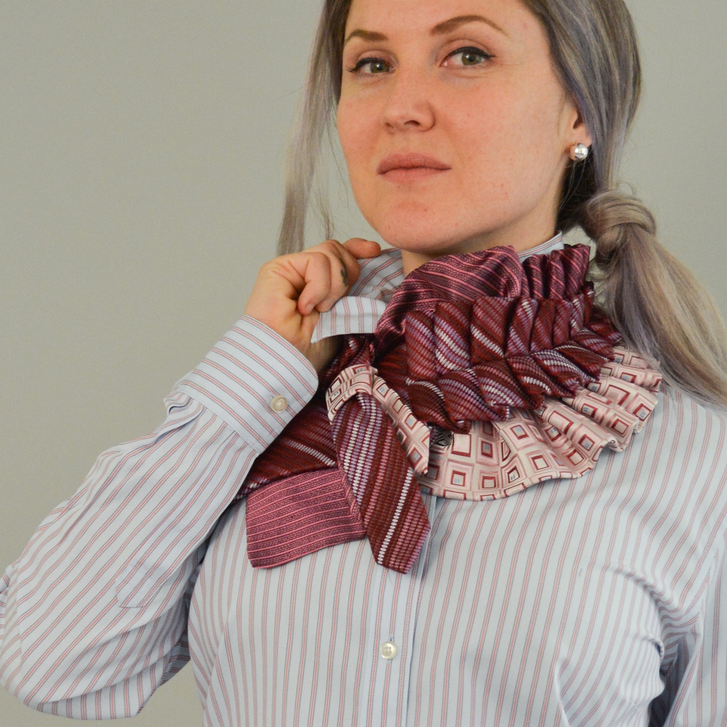 Vintage Silk Necktie Scarf