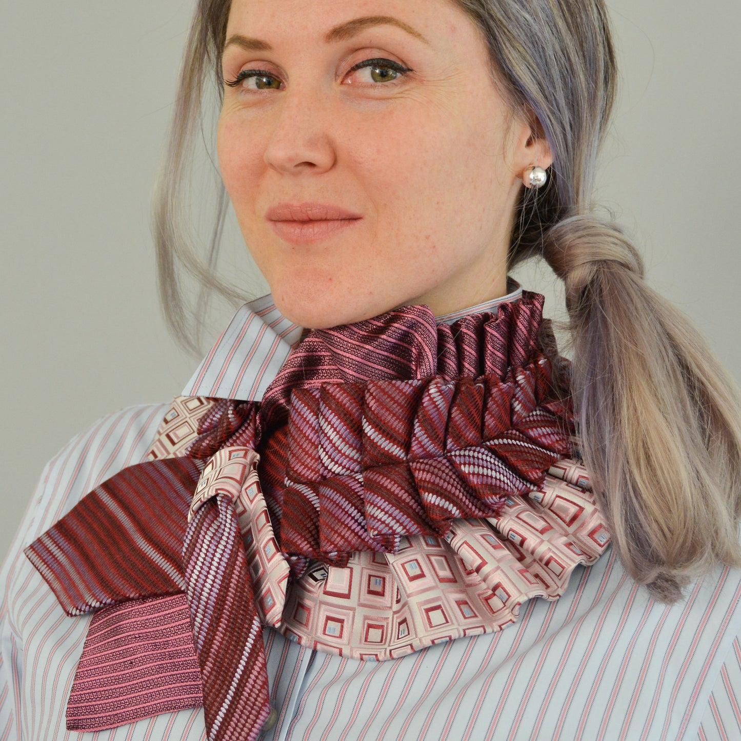 Vintage Silk Necktie Scarf
