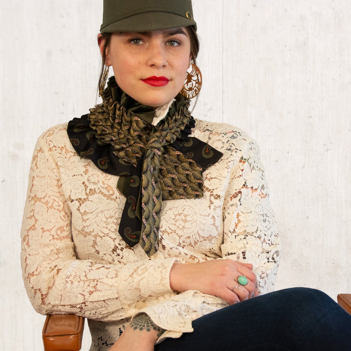 Silk Necktie Scarf