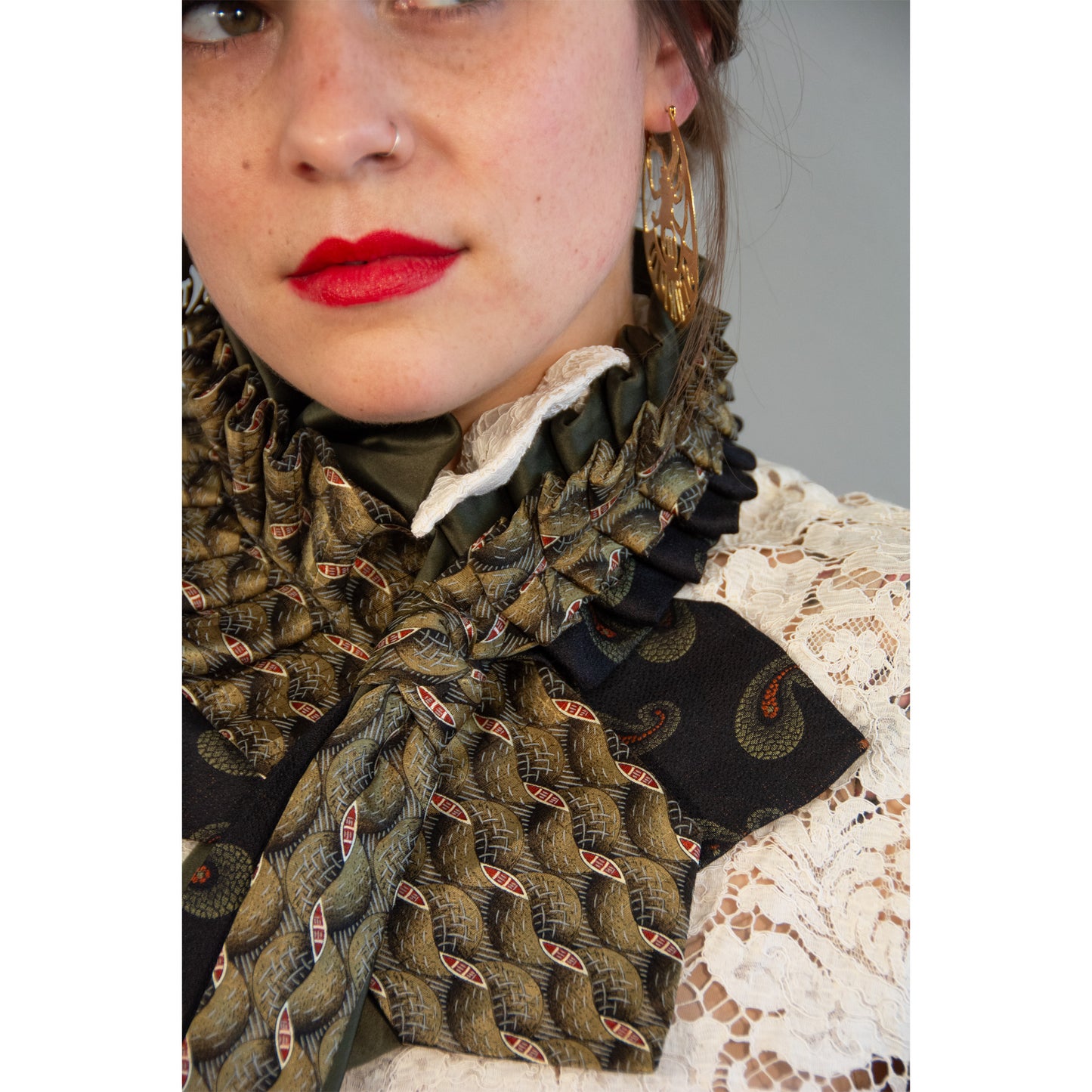 Silk Necktie Scarf