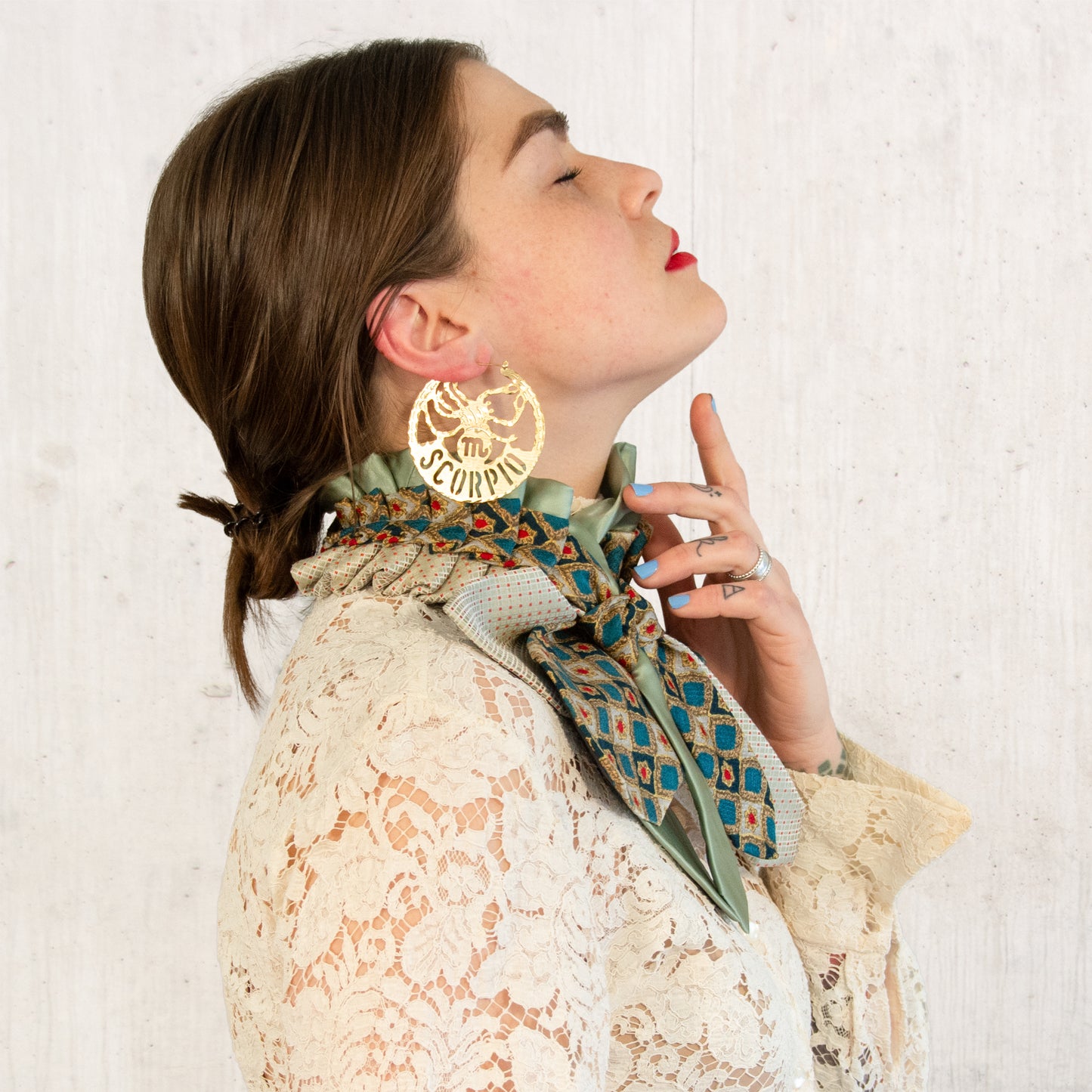 Silk Necktie Scarf