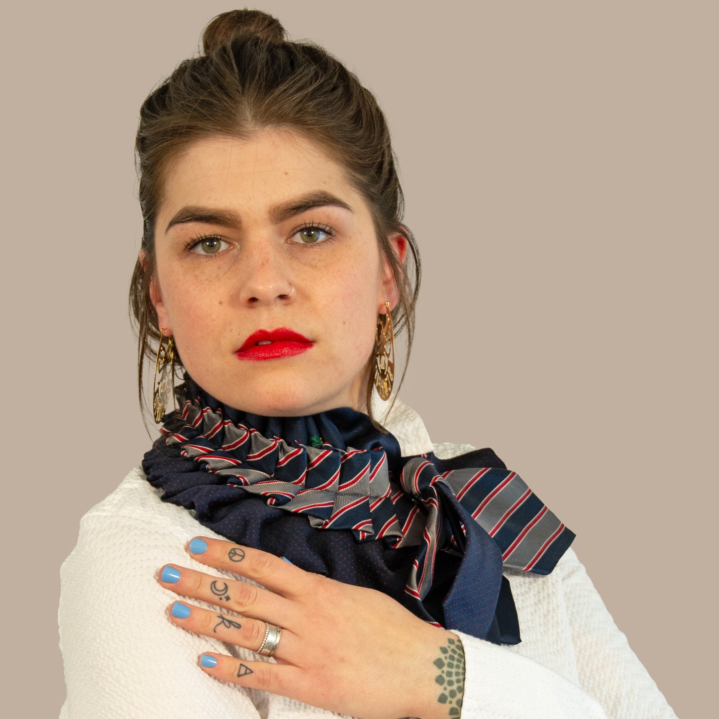 Silk Necktie Scarf