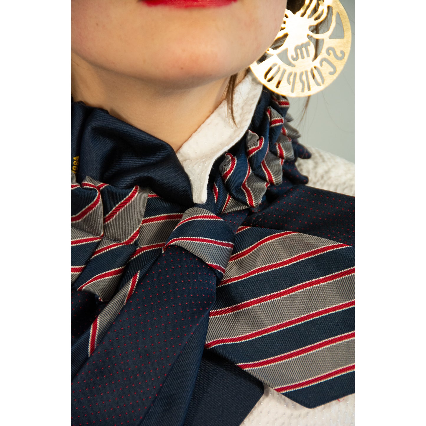 Silk Necktie Scarf