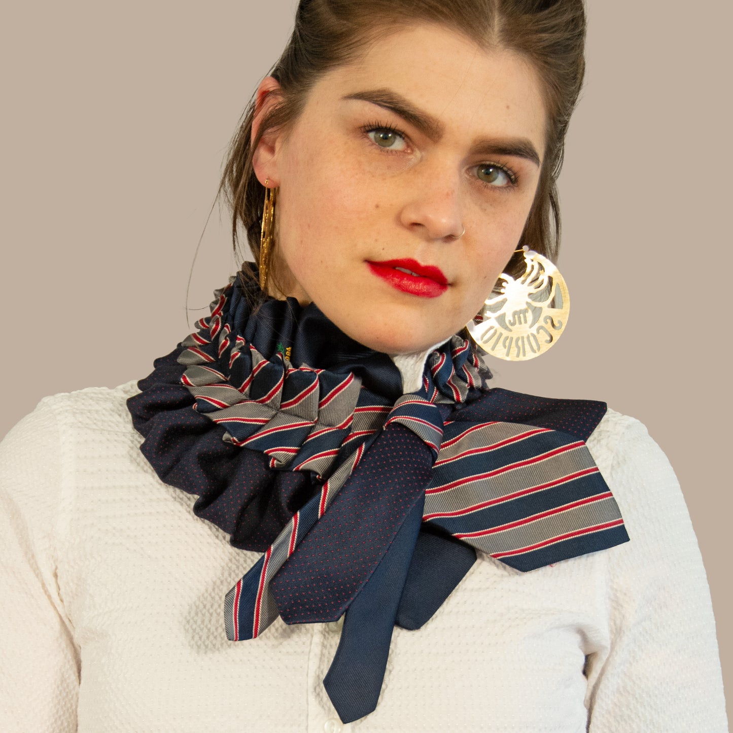 Silk Necktie Scarf
