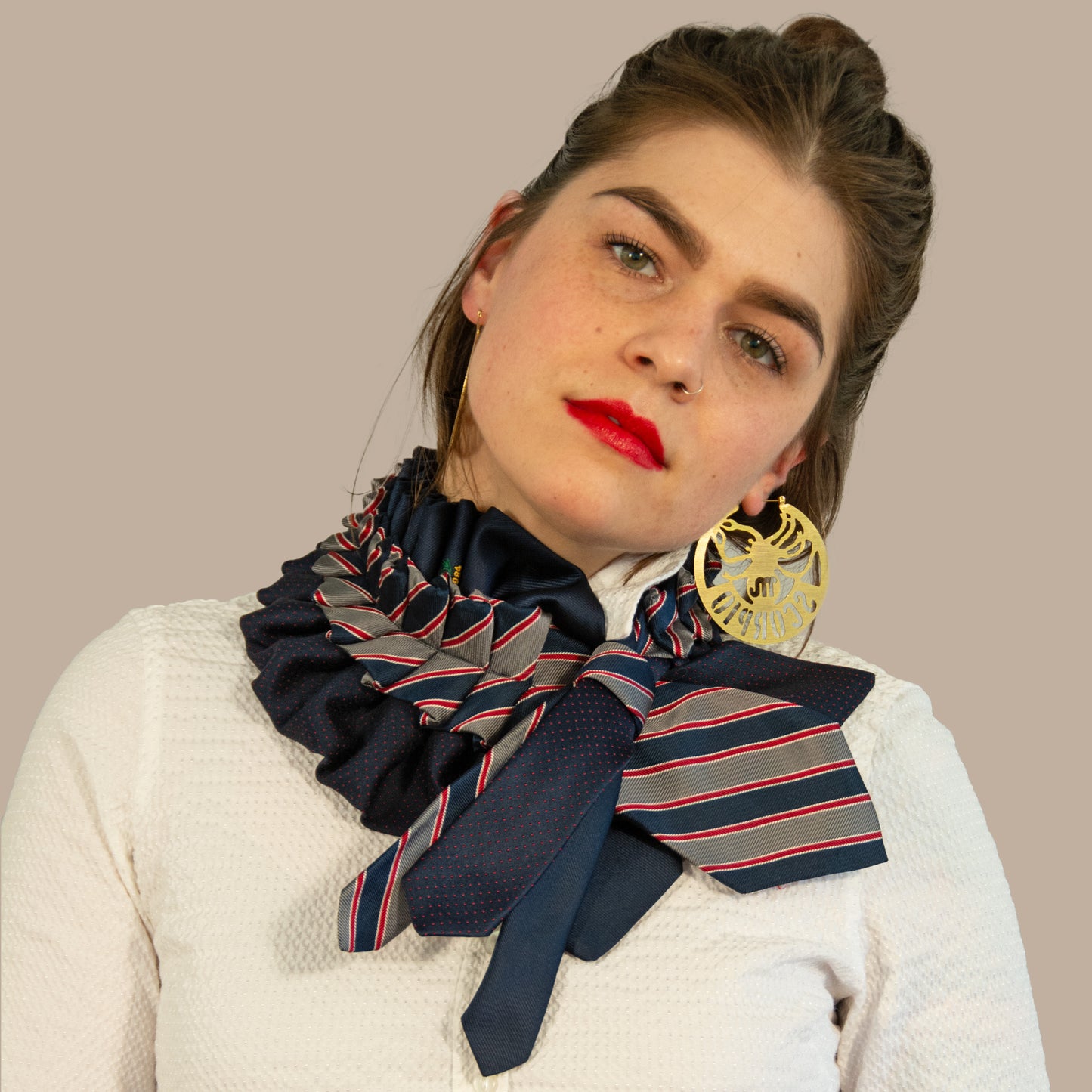 Silk Necktie Scarf