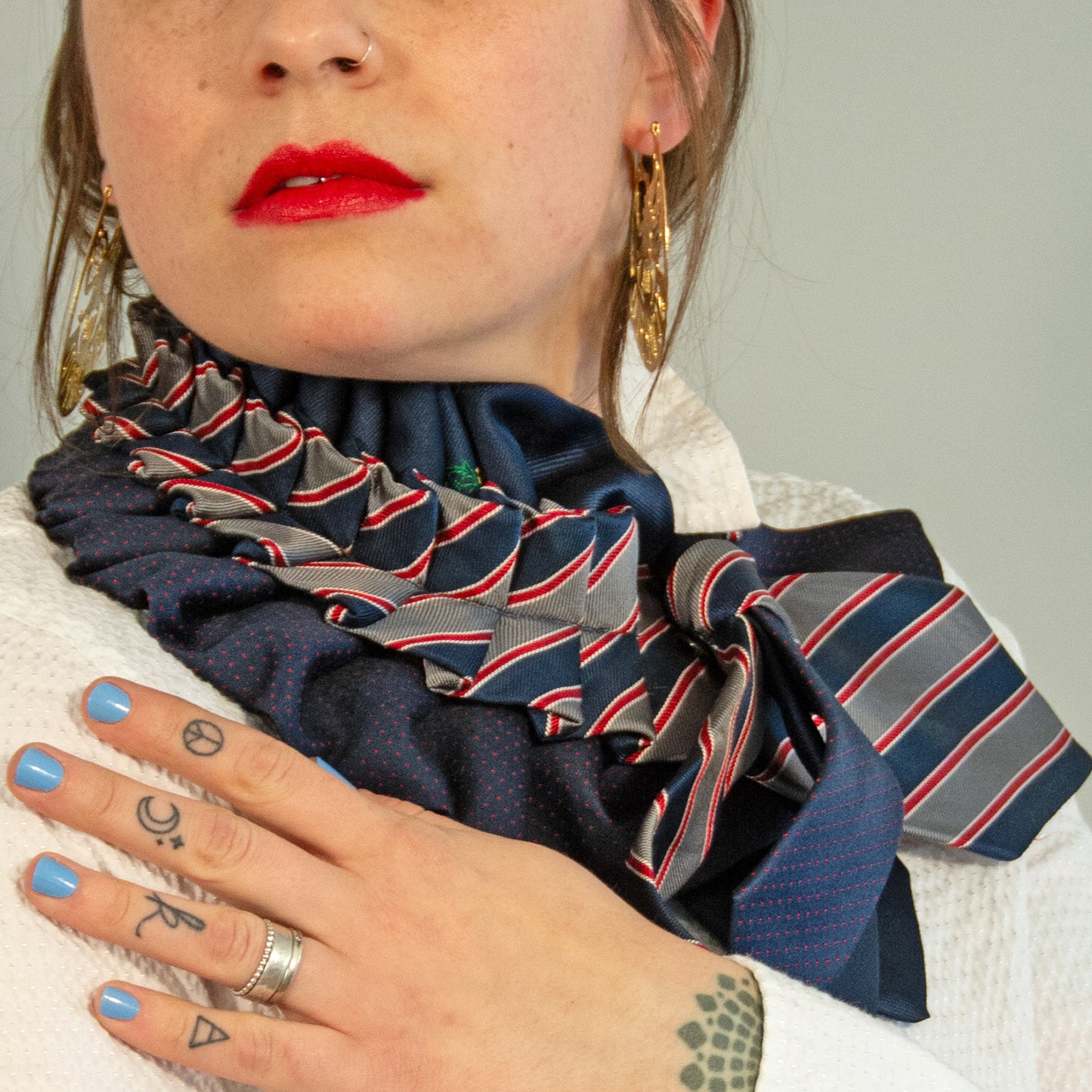 Silk Necktie Scarf