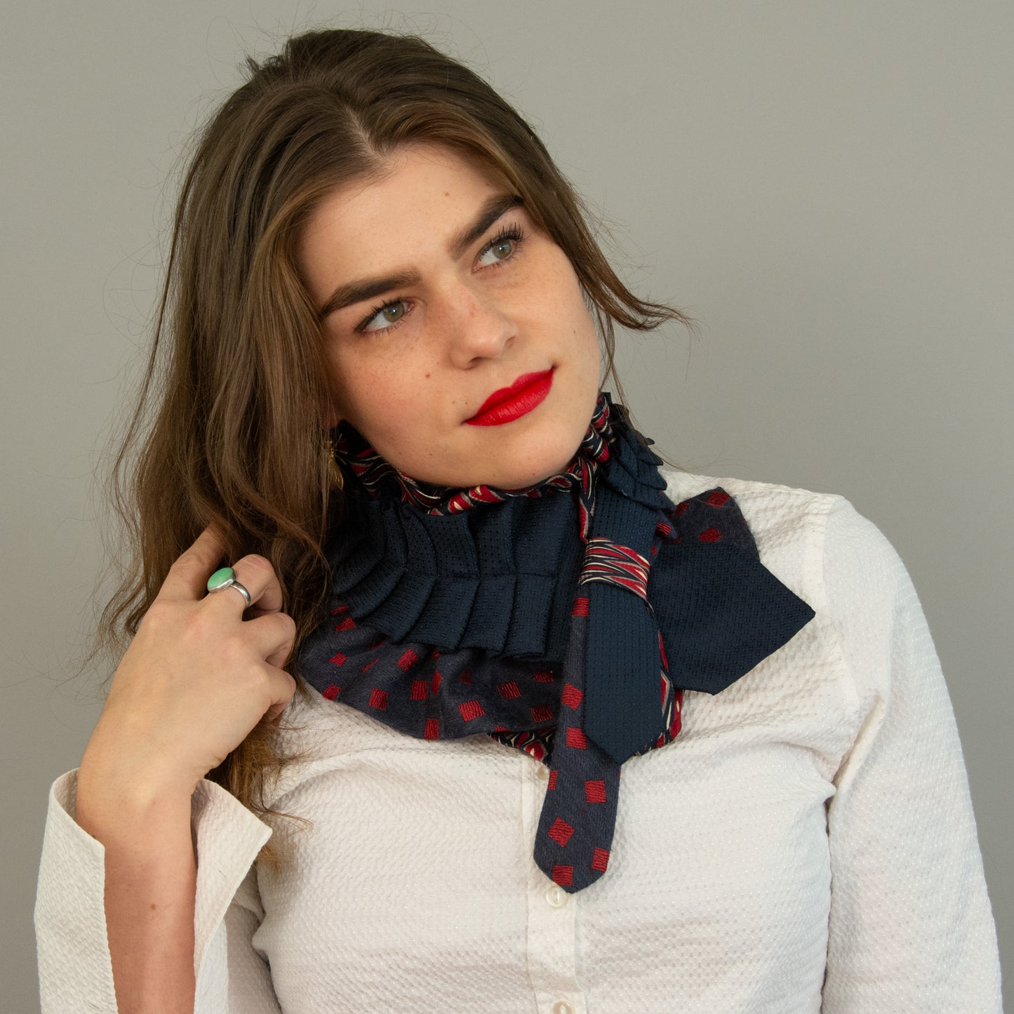 Silk Necktie Scarf