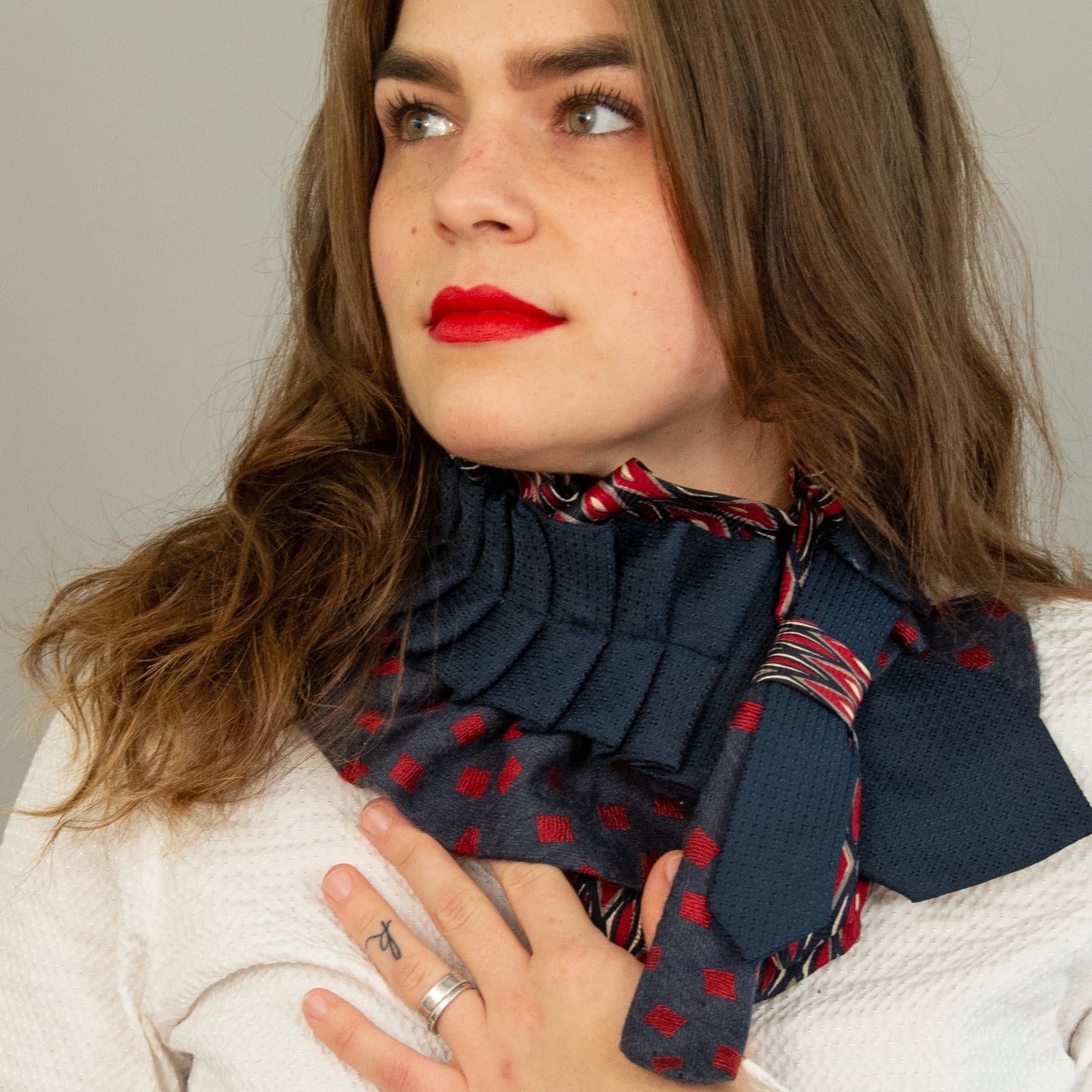 Silk Necktie Scarf