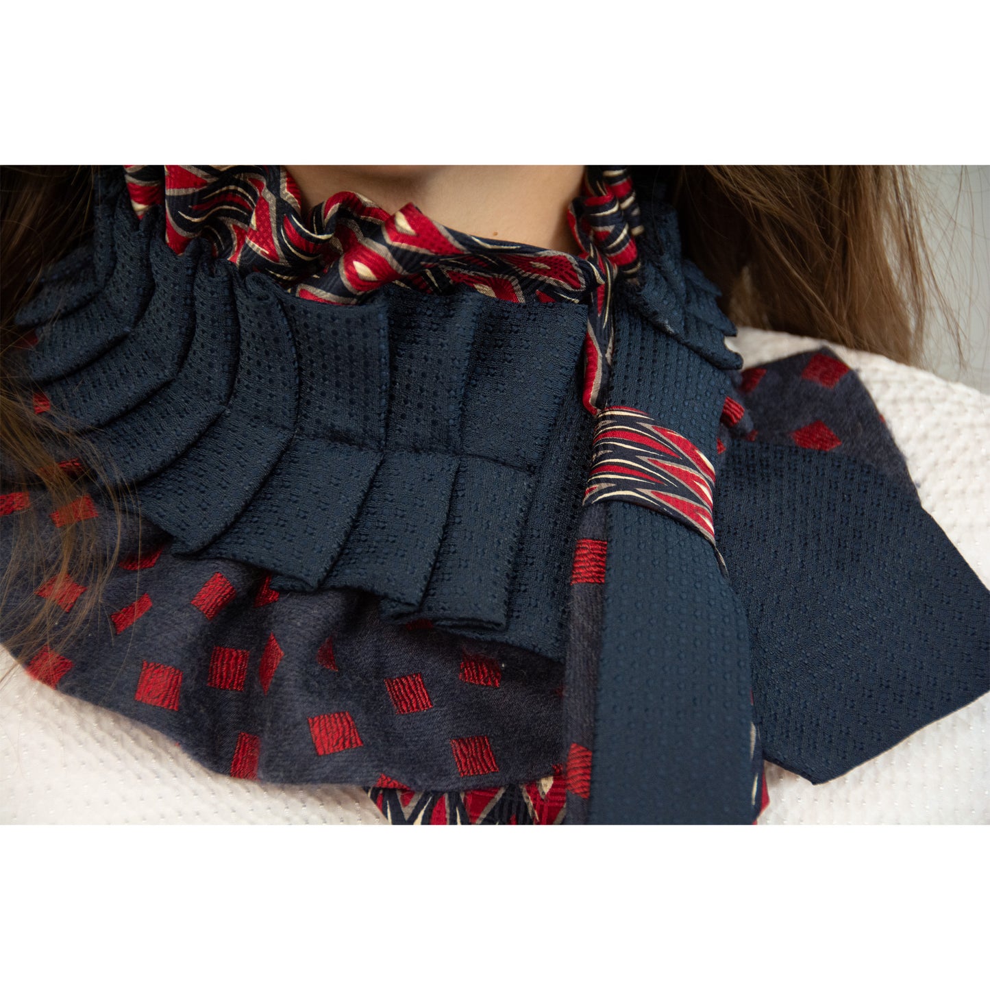 Silk Necktie Scarf