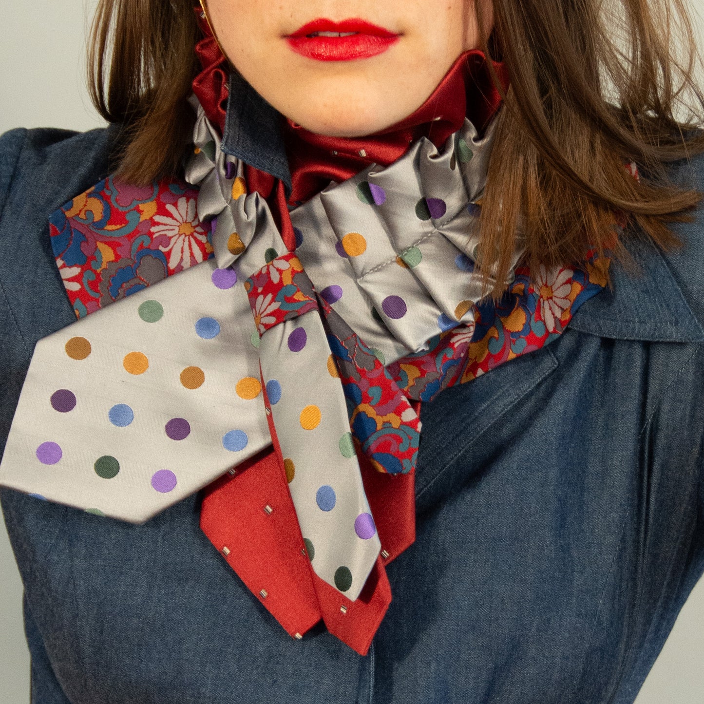 Silk Necktie Scarf