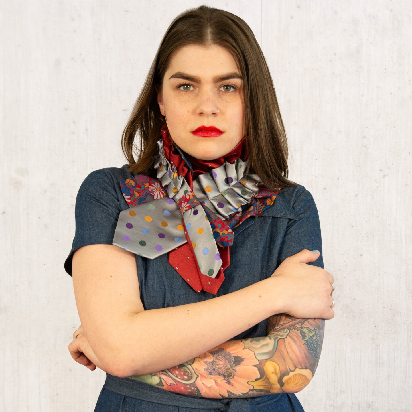 Silk Necktie Scarf
