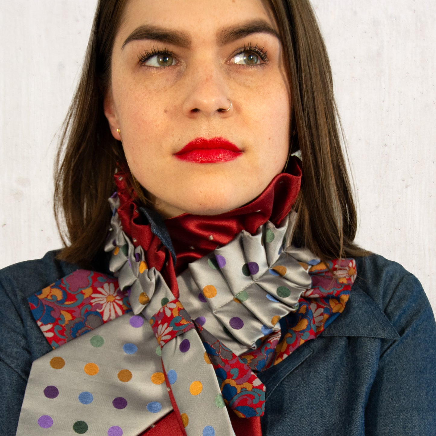 Silk Necktie Scarf