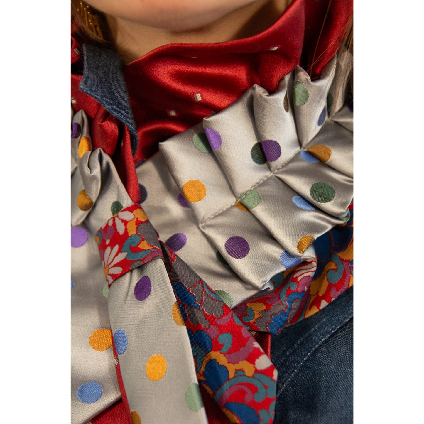 Silk Necktie Scarf