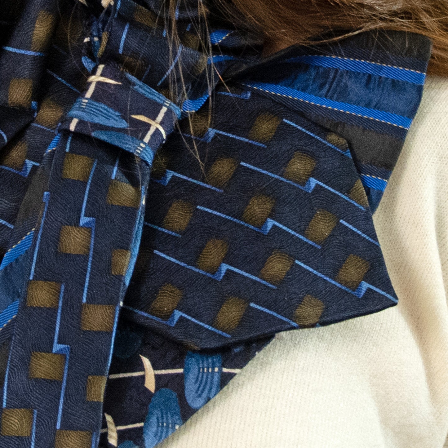 Silk Necktie Scarf