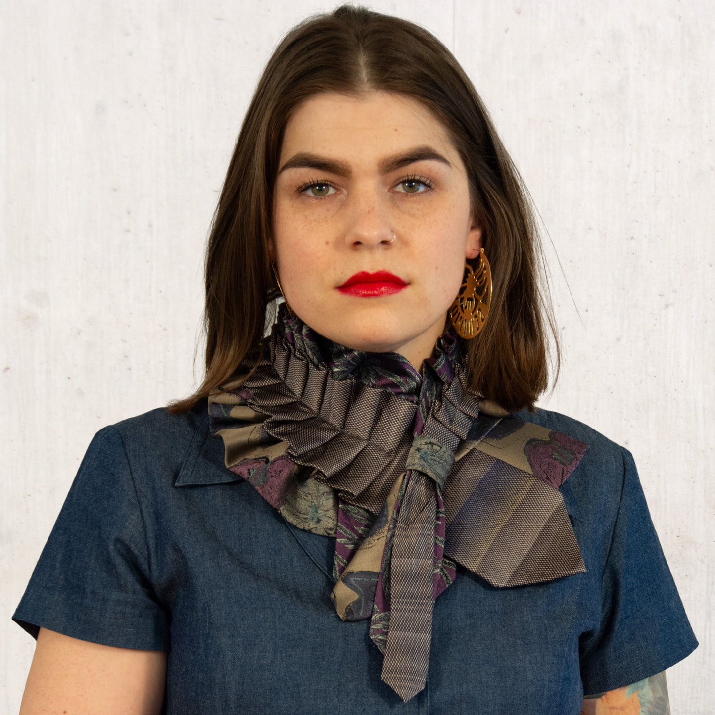 Silk Necktie Scarf
