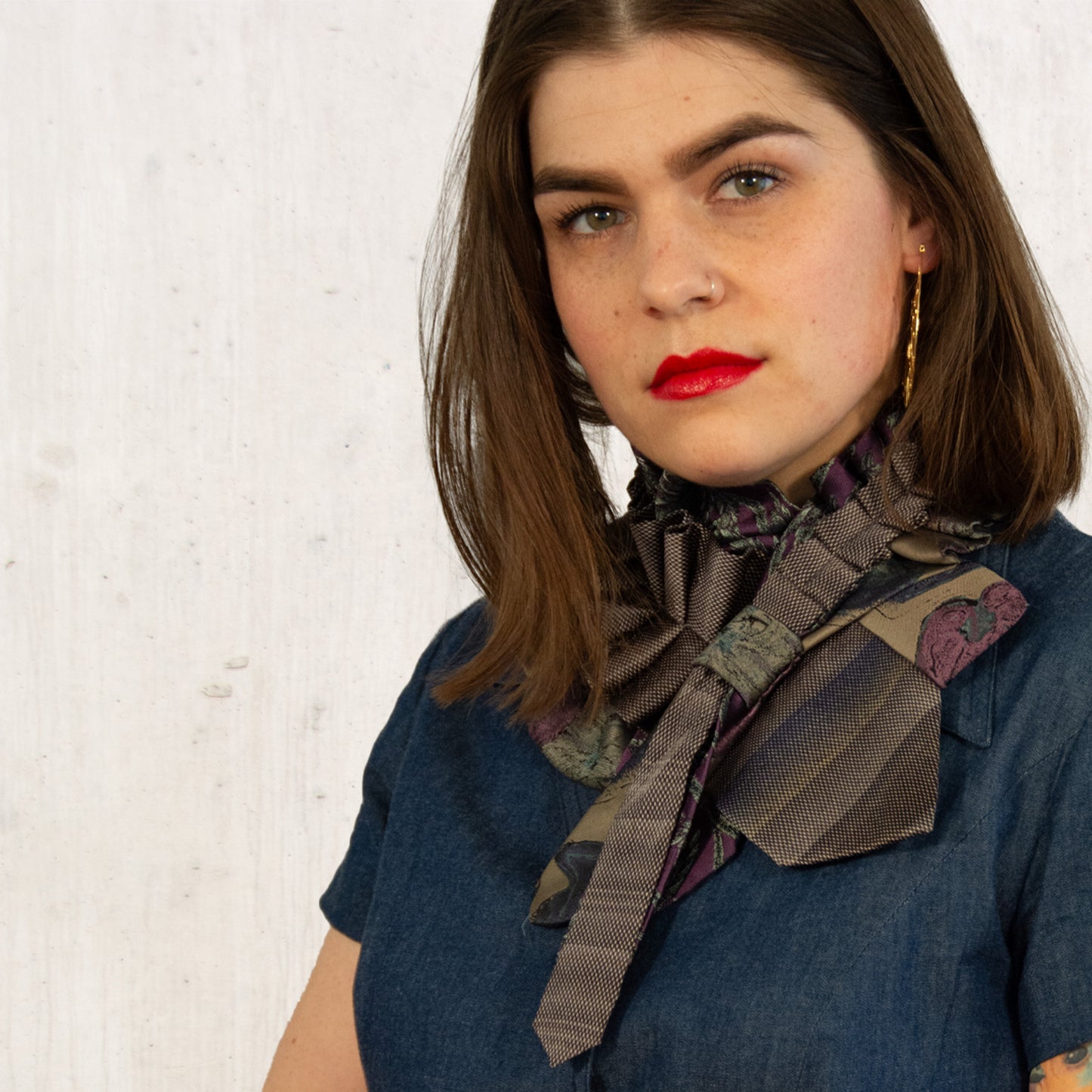 Silk Necktie Scarf