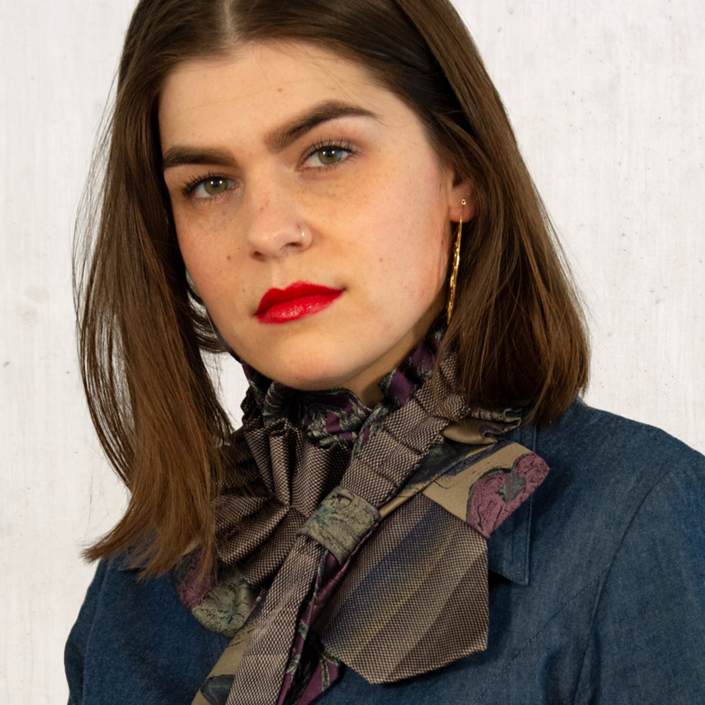 Silk Necktie Scarf