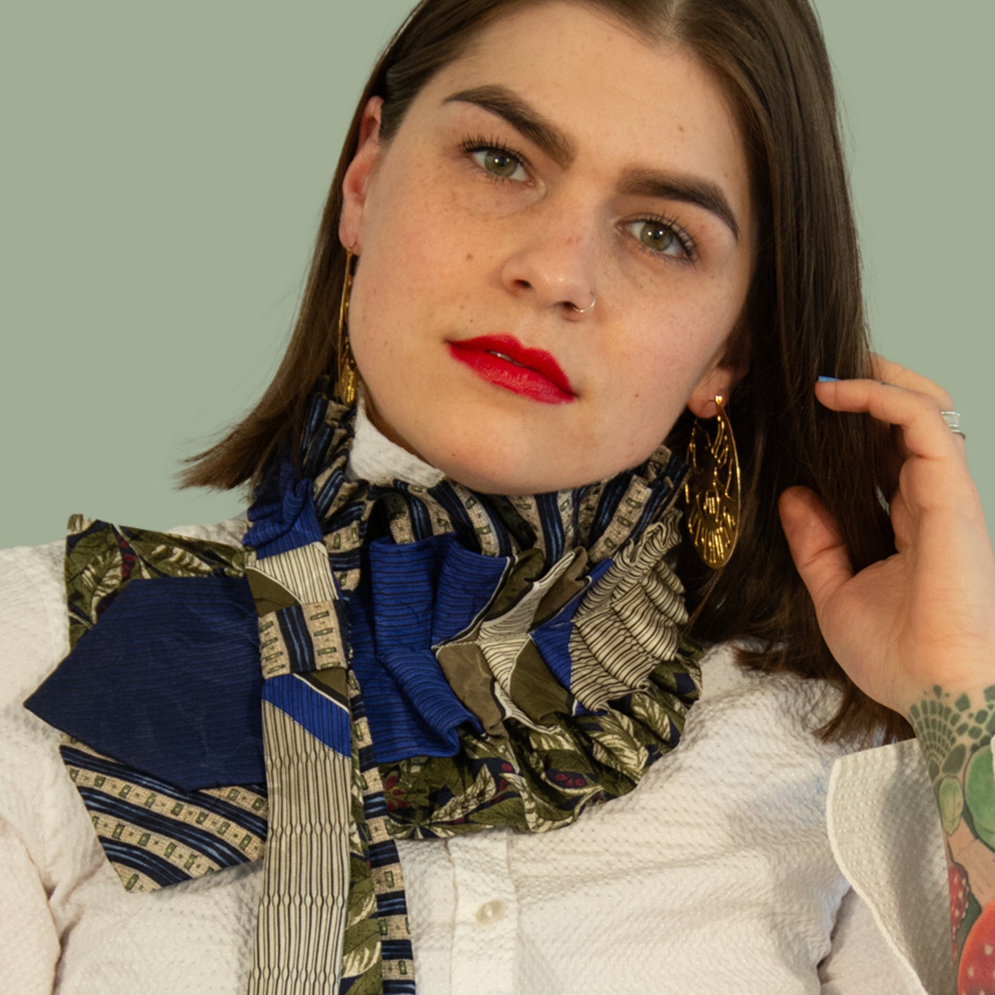 Silk Necktie Scarf