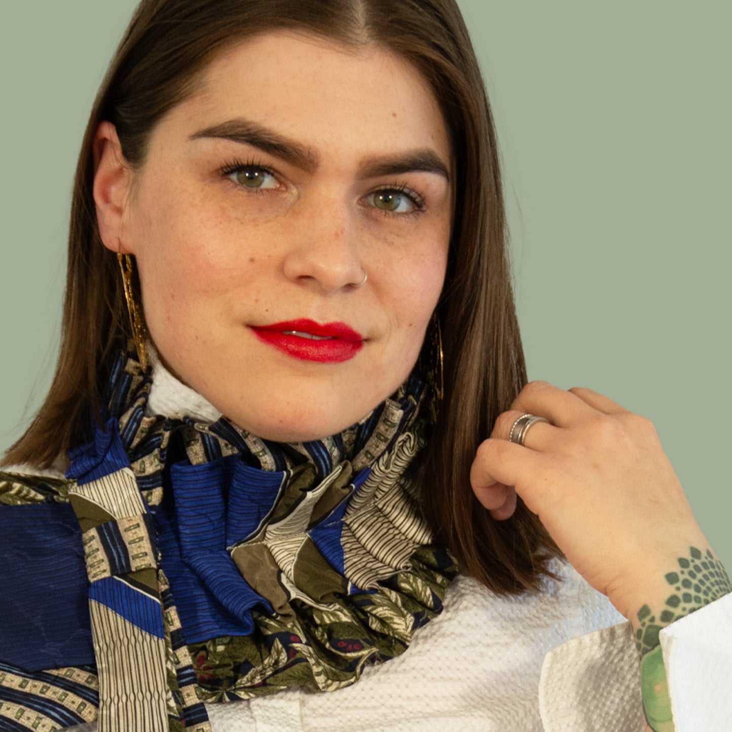 Silk Necktie Scarf