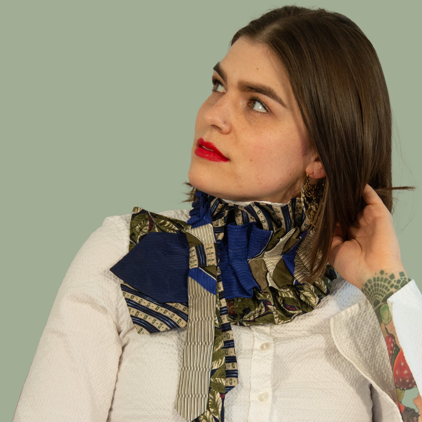 Silk Necktie Scarf