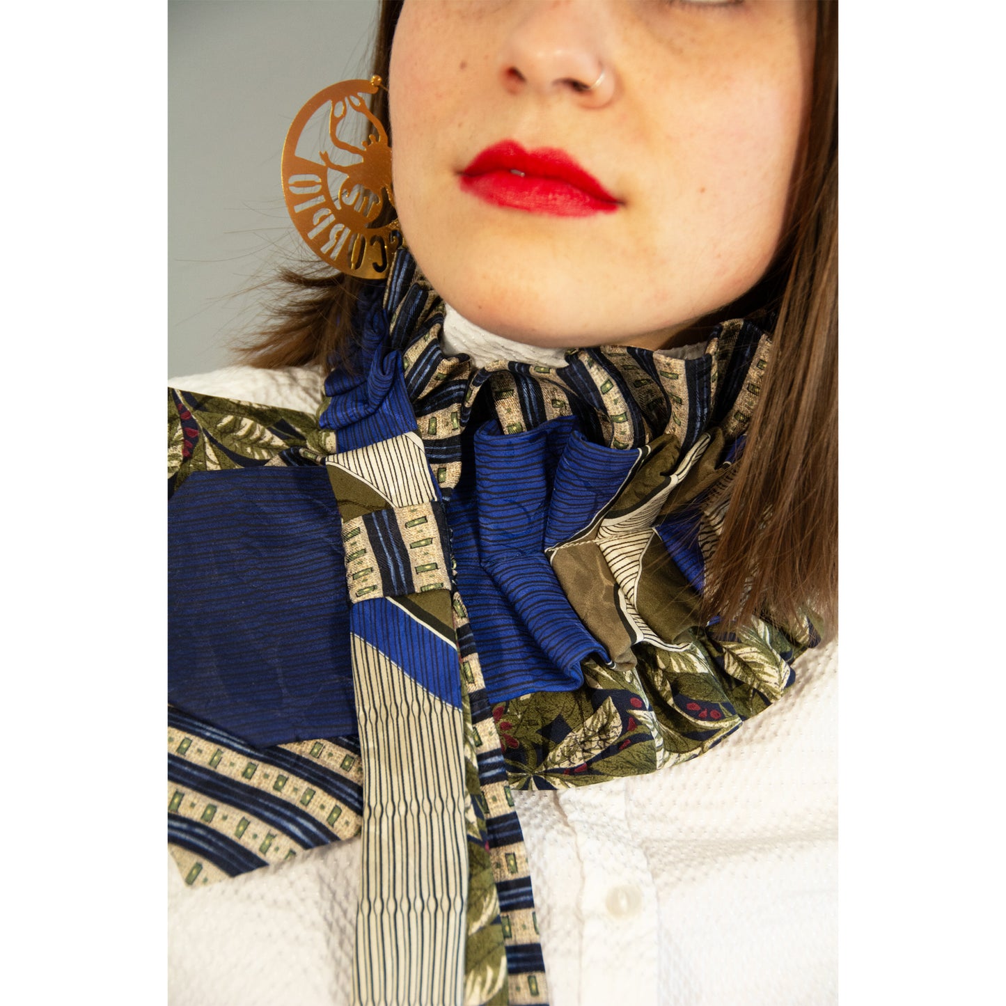 Silk Necktie Scarf