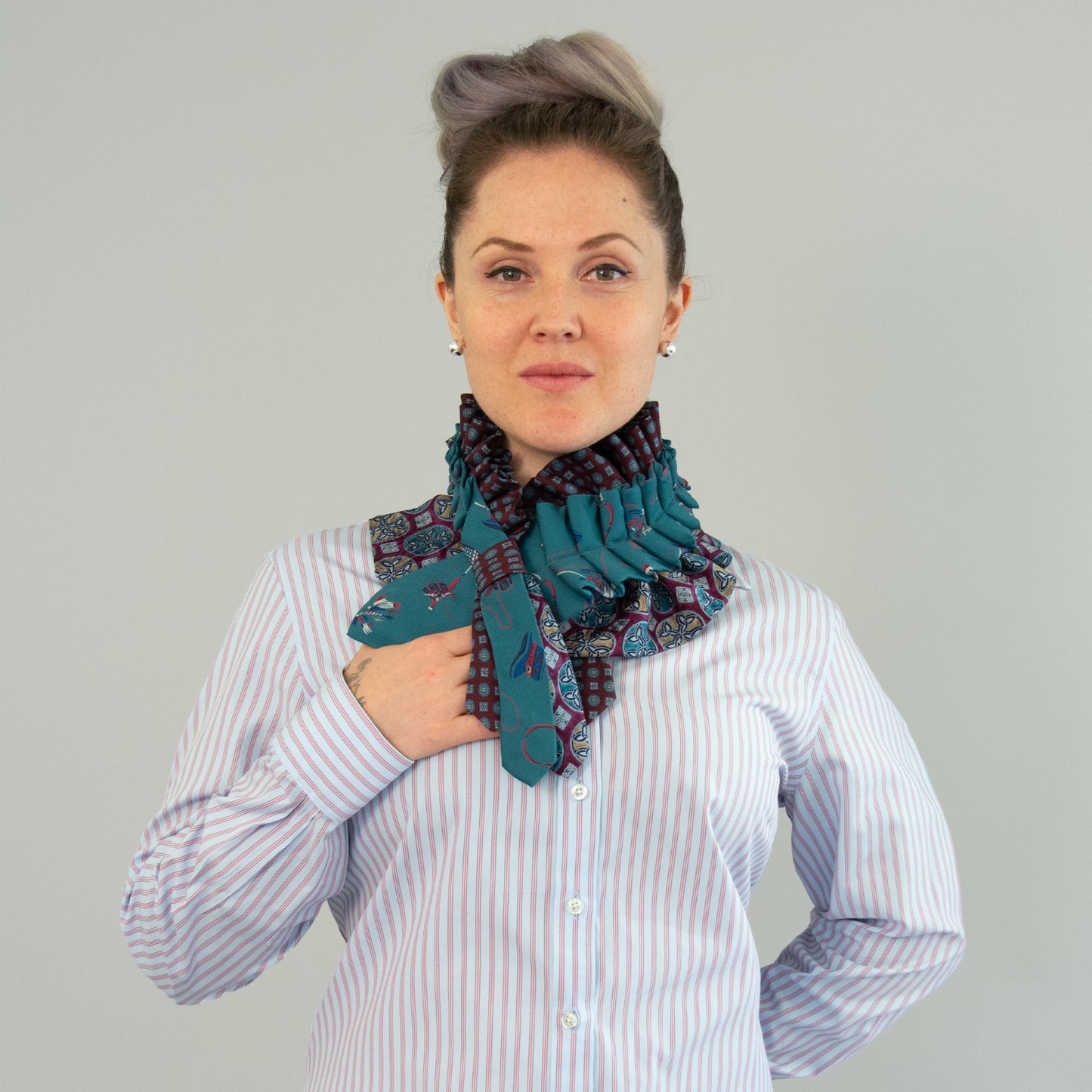 Silk Necktie Scarf